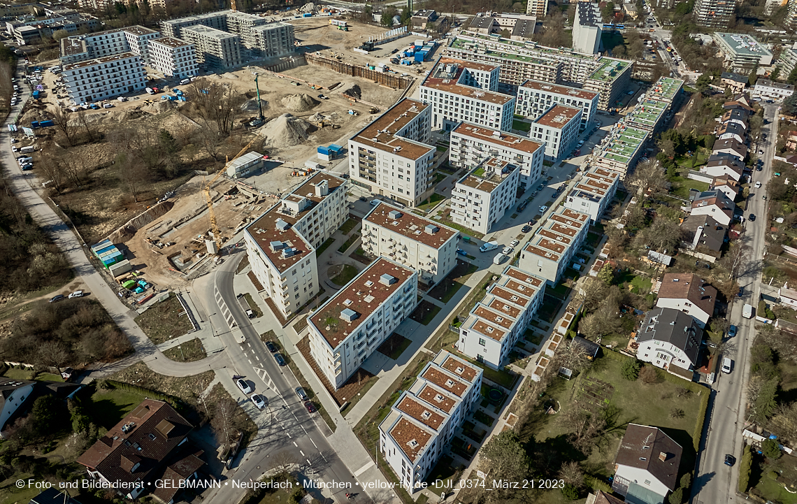 22.03.2023 - Baustele und Wohnanlage Alexisquartier